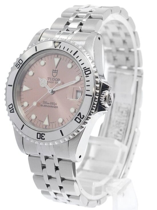 TUDOR Prince Date Submariner 75190 Date pink Dial Automatic Boy\'s Watch_956930